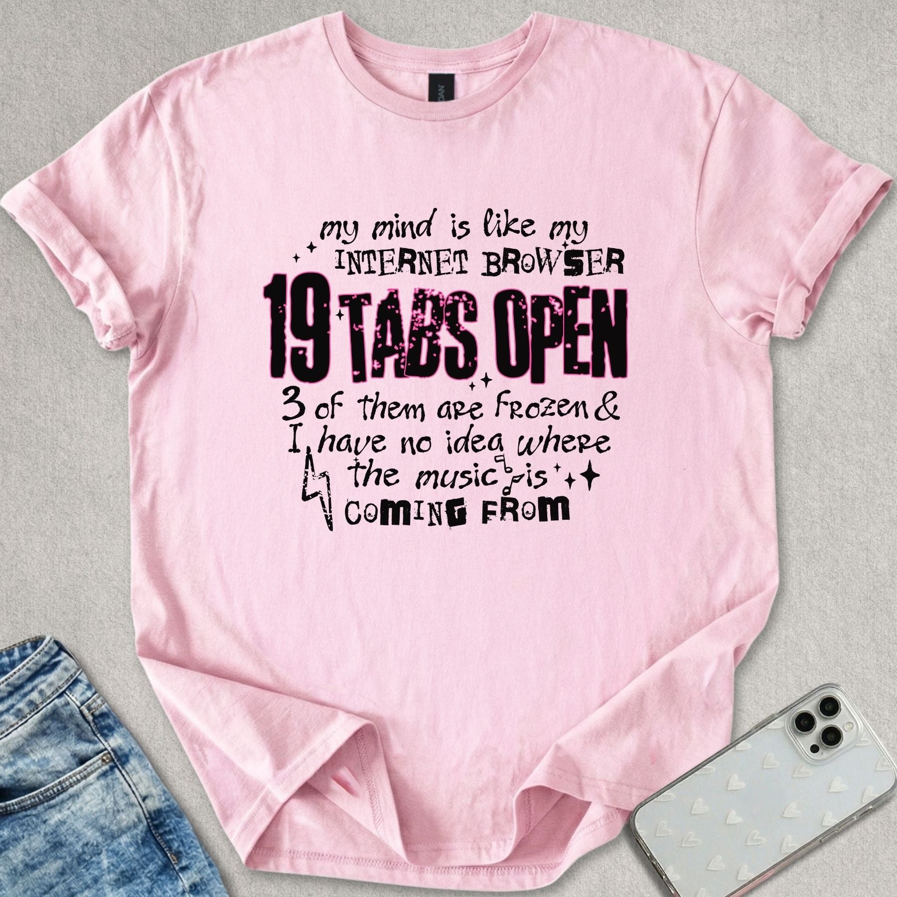 19 Tabs Open T-shirt