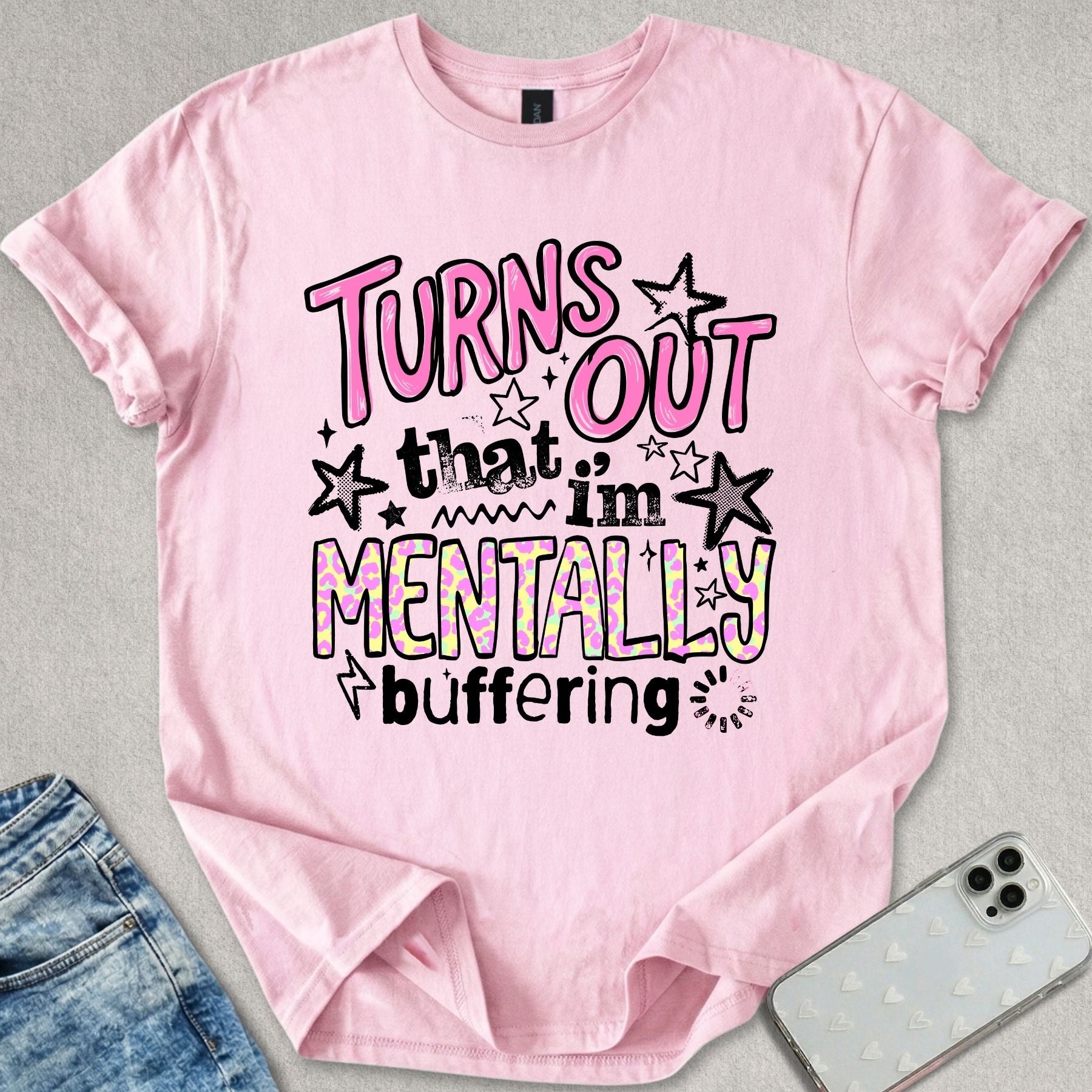 I'm Mentally Buffering T-shirt