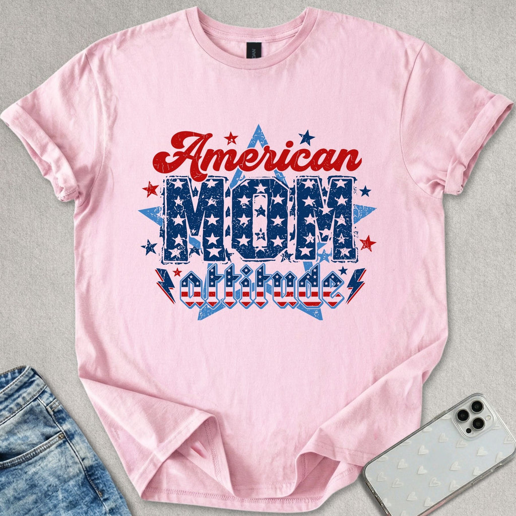 American Mom Attitude T-shirt