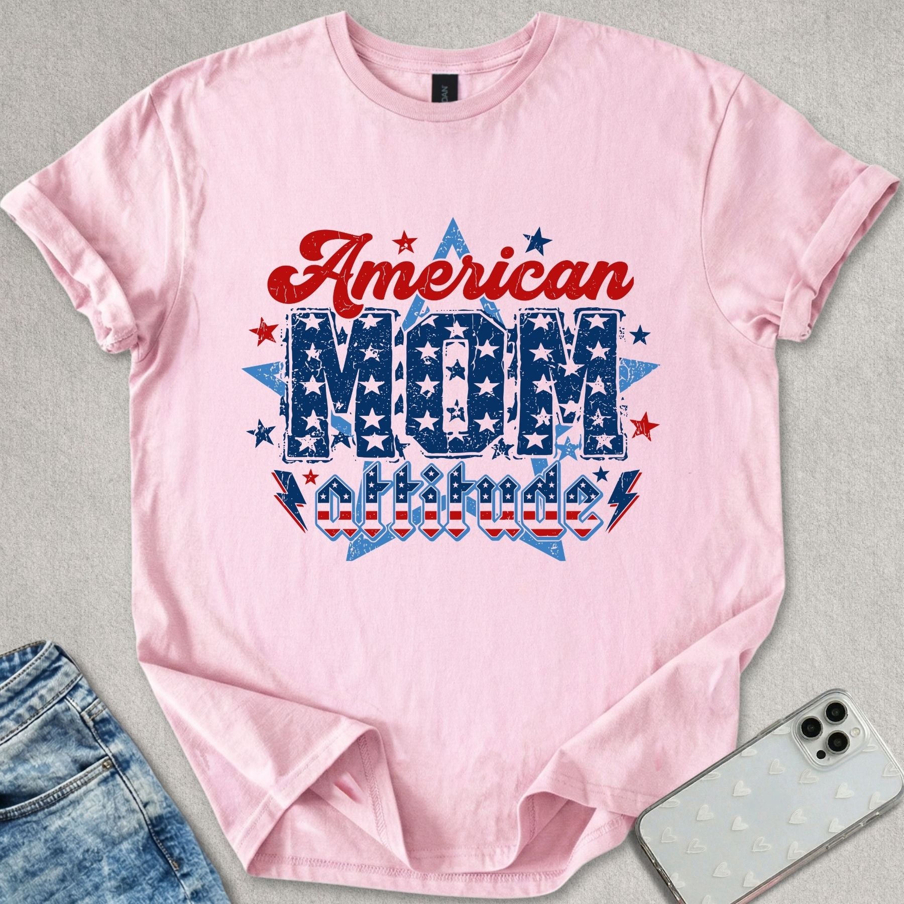 American Mom Attitude T-shirt