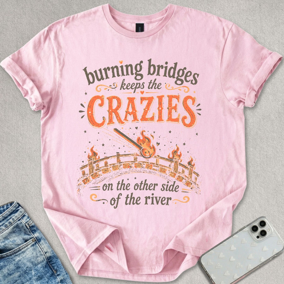 Burning Bridges T-shirt