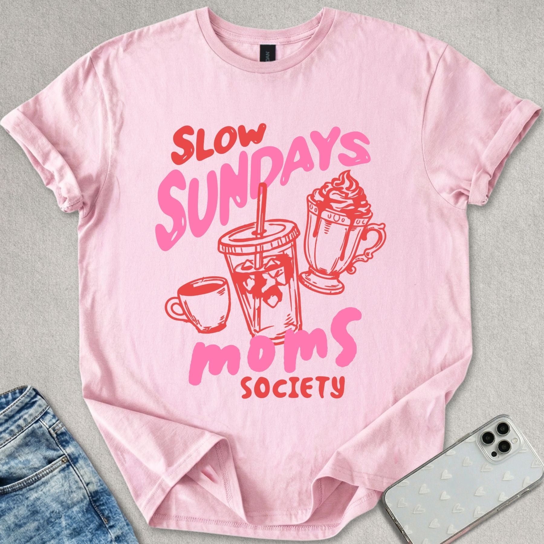 Slow Sundays Moms Society T-shirt