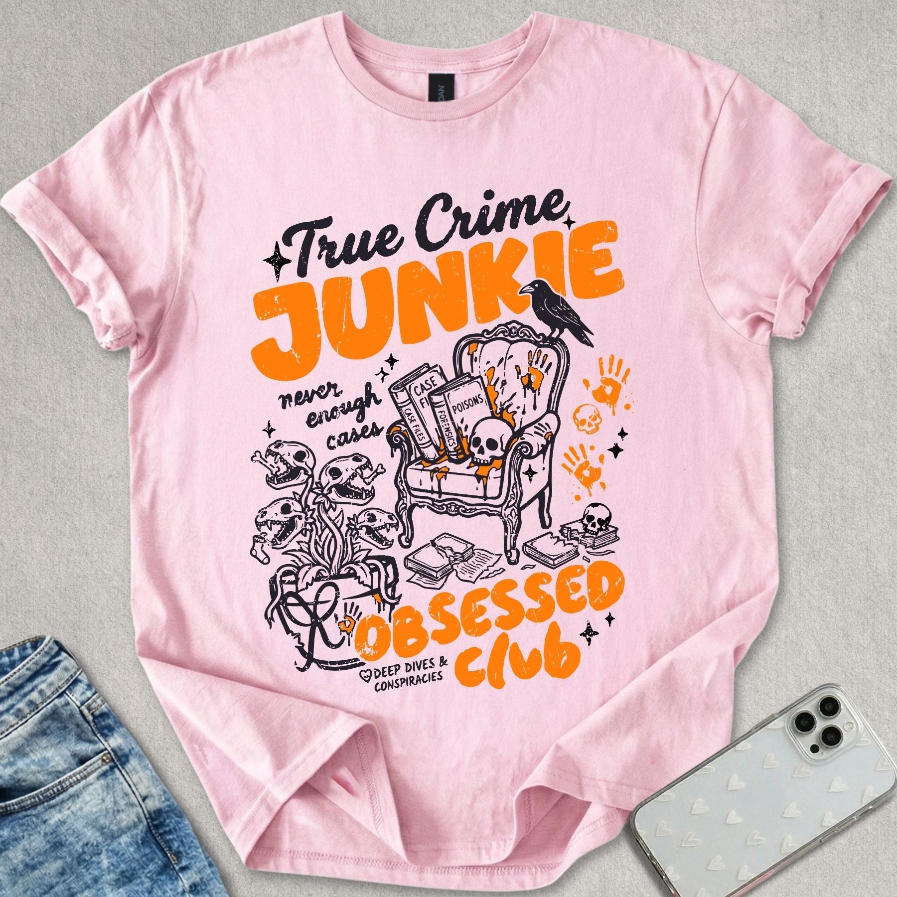 True Crime Junkie T-shirt