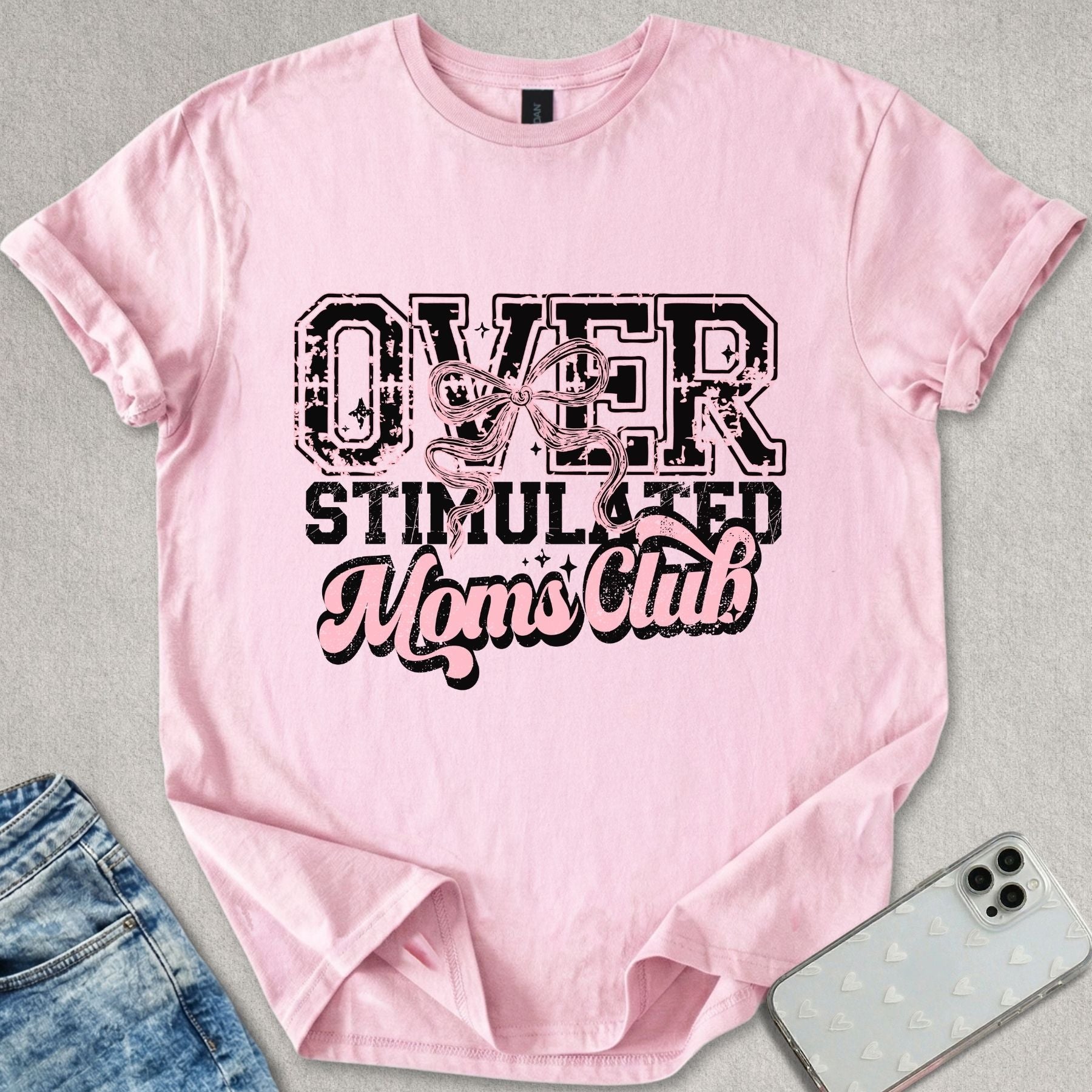 Over Stimulated Moms Club T-shirt