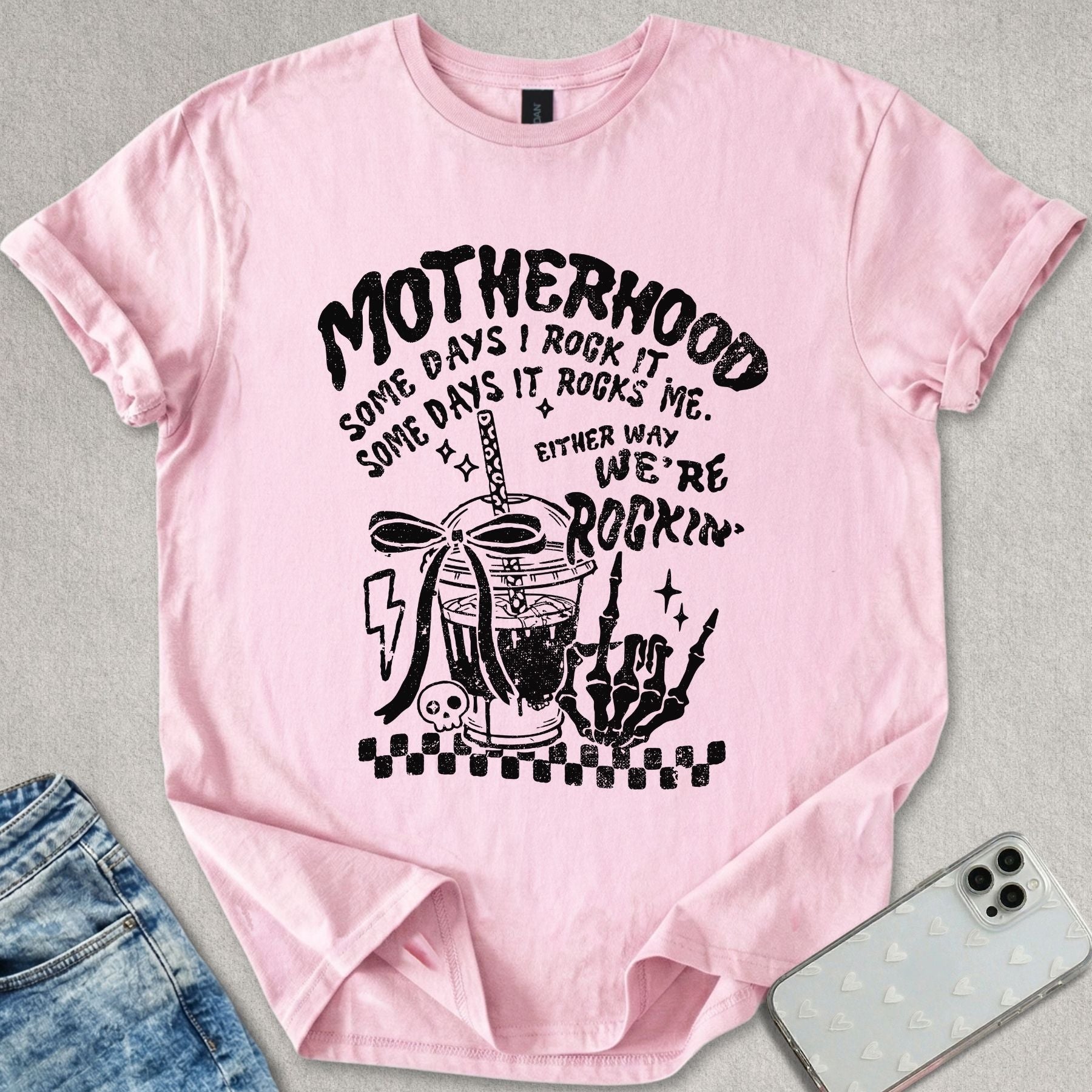 Motherhood Rocking It T-shirt