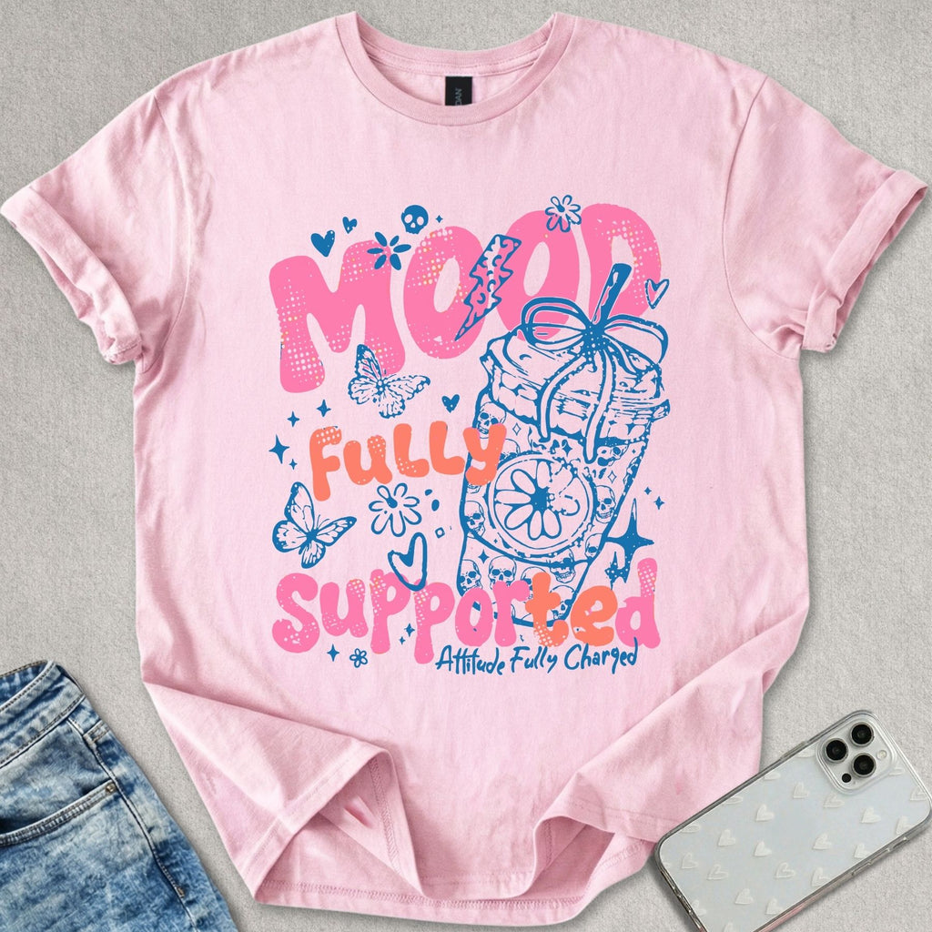 Mood Fully Supported Coffee T-shirt