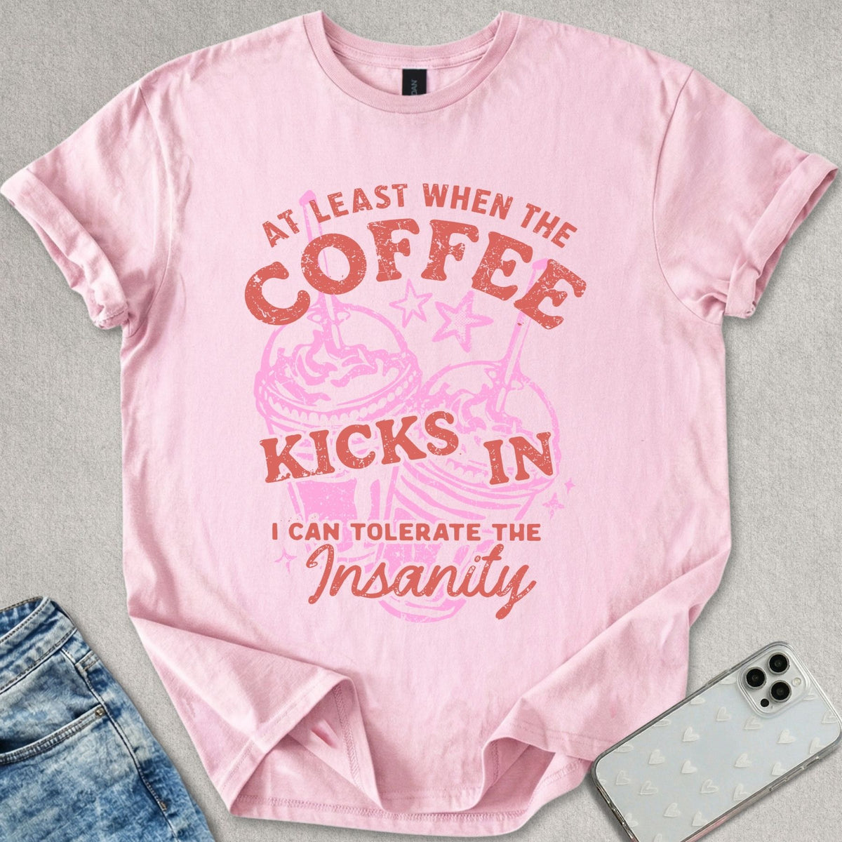 Coffee Kicks In T-shirt