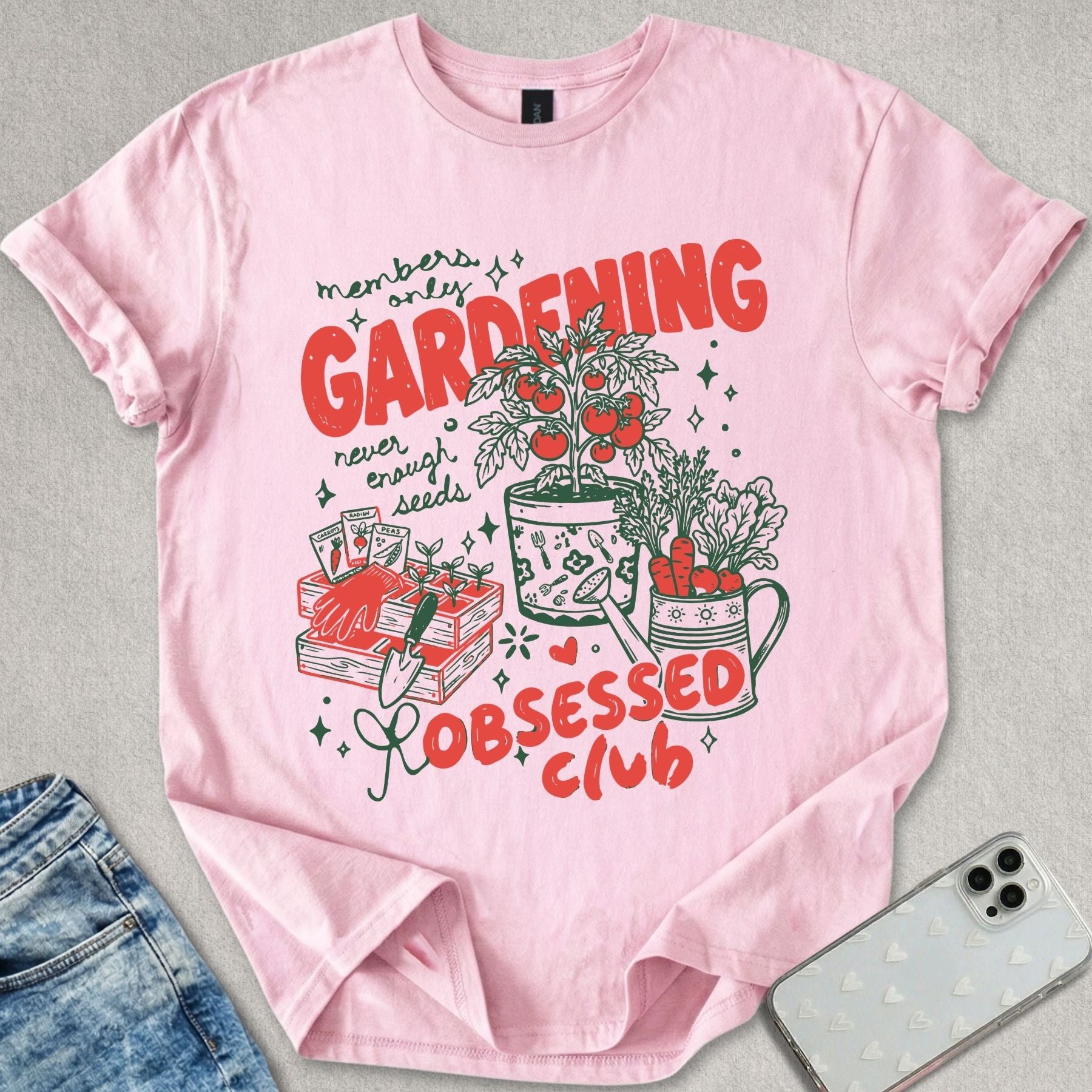 Gardening Obsessed Club T-shirt