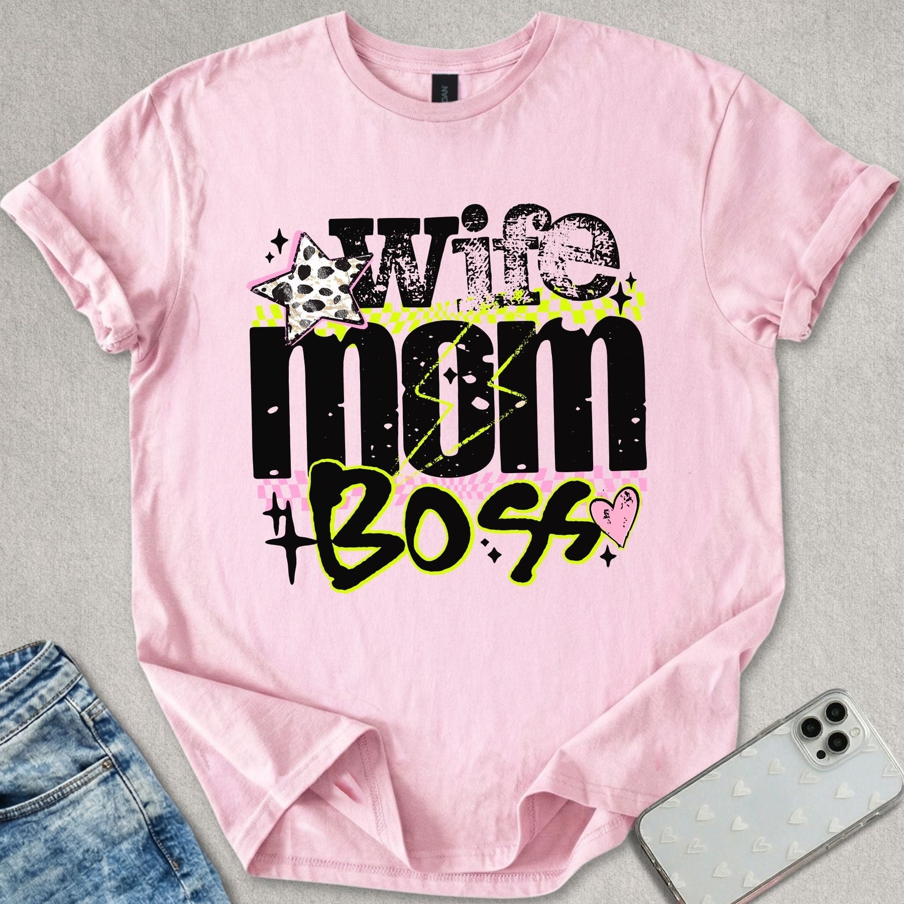 Wife Mom Boss T-shirt