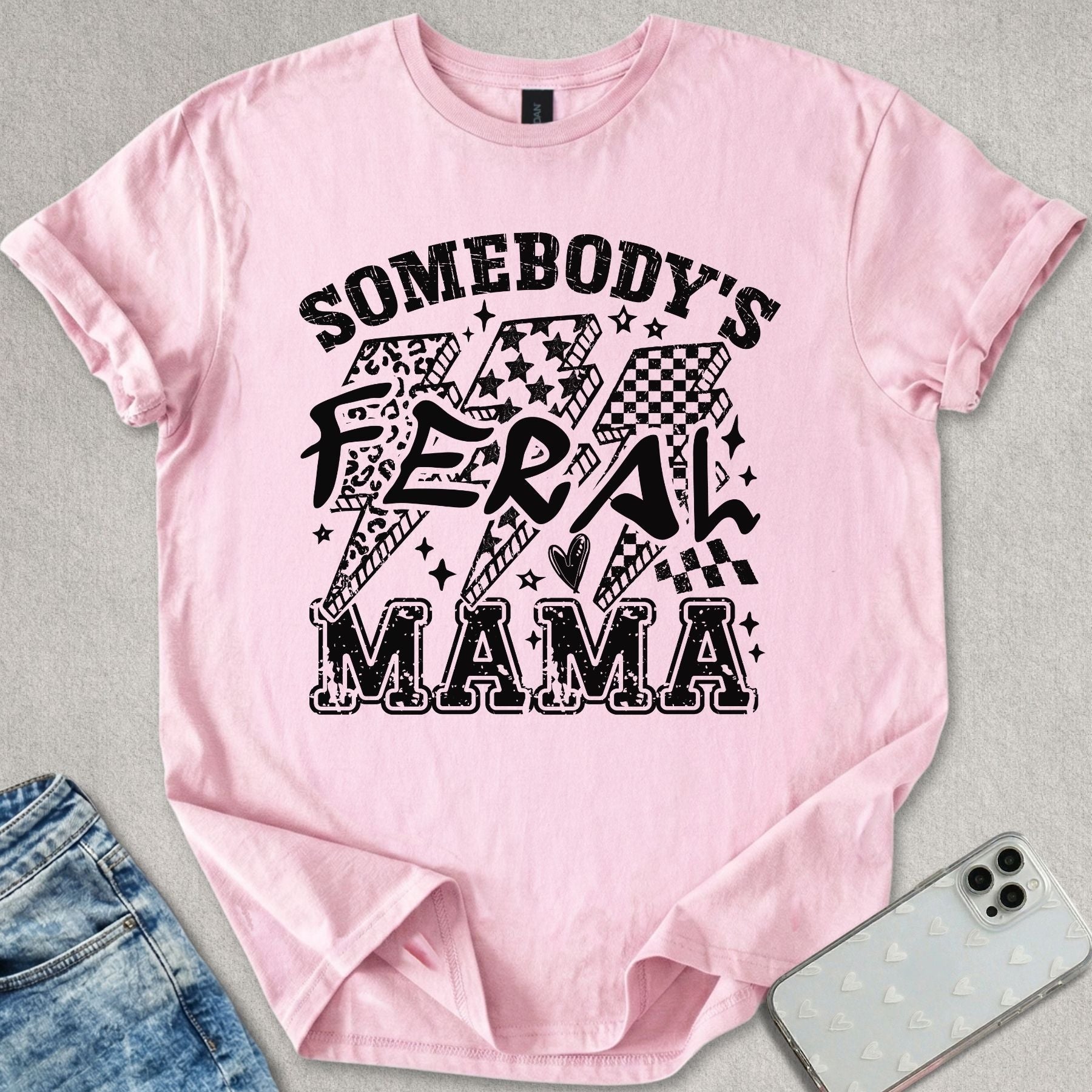 Somebody's Feral Mama T-shirt