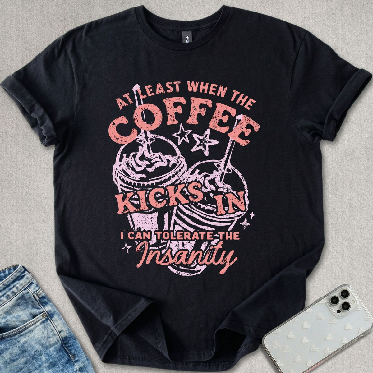 Coffee Kicks In T-shirt