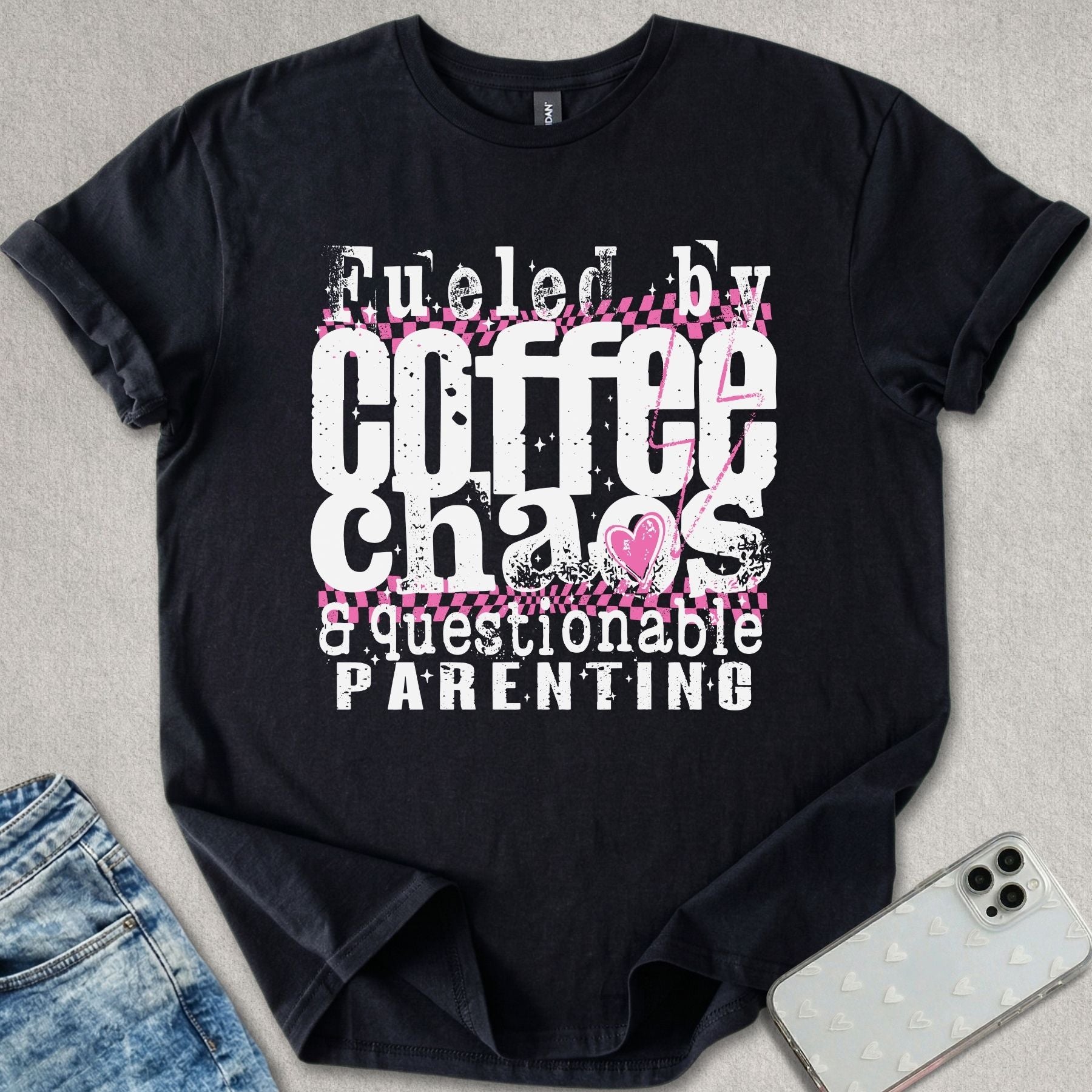 Fueled By Coffee Chaos T-shirt