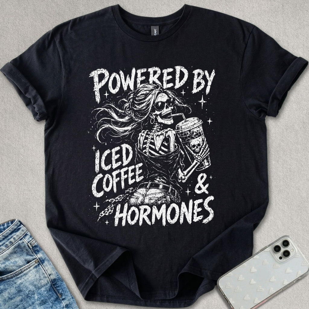 Iced Coffee & Hormones T-shirt