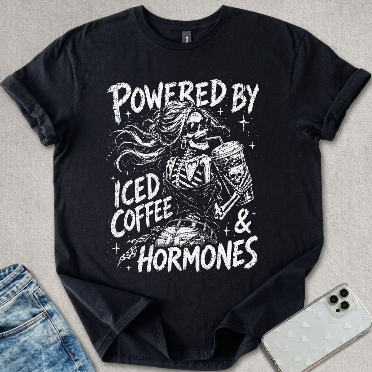 Iced Coffee & Hormones T-shirt