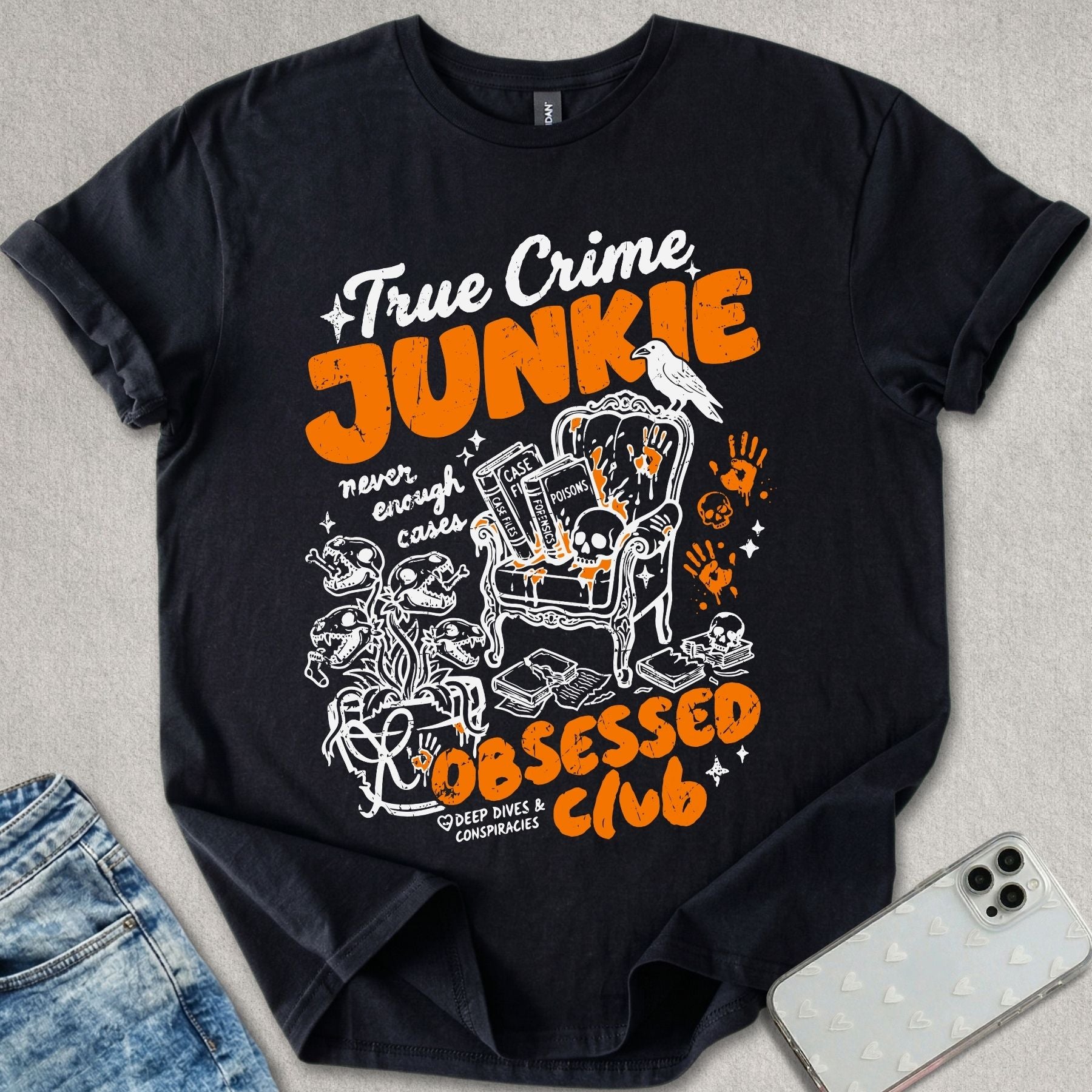 True Crime Junkie T-shirt