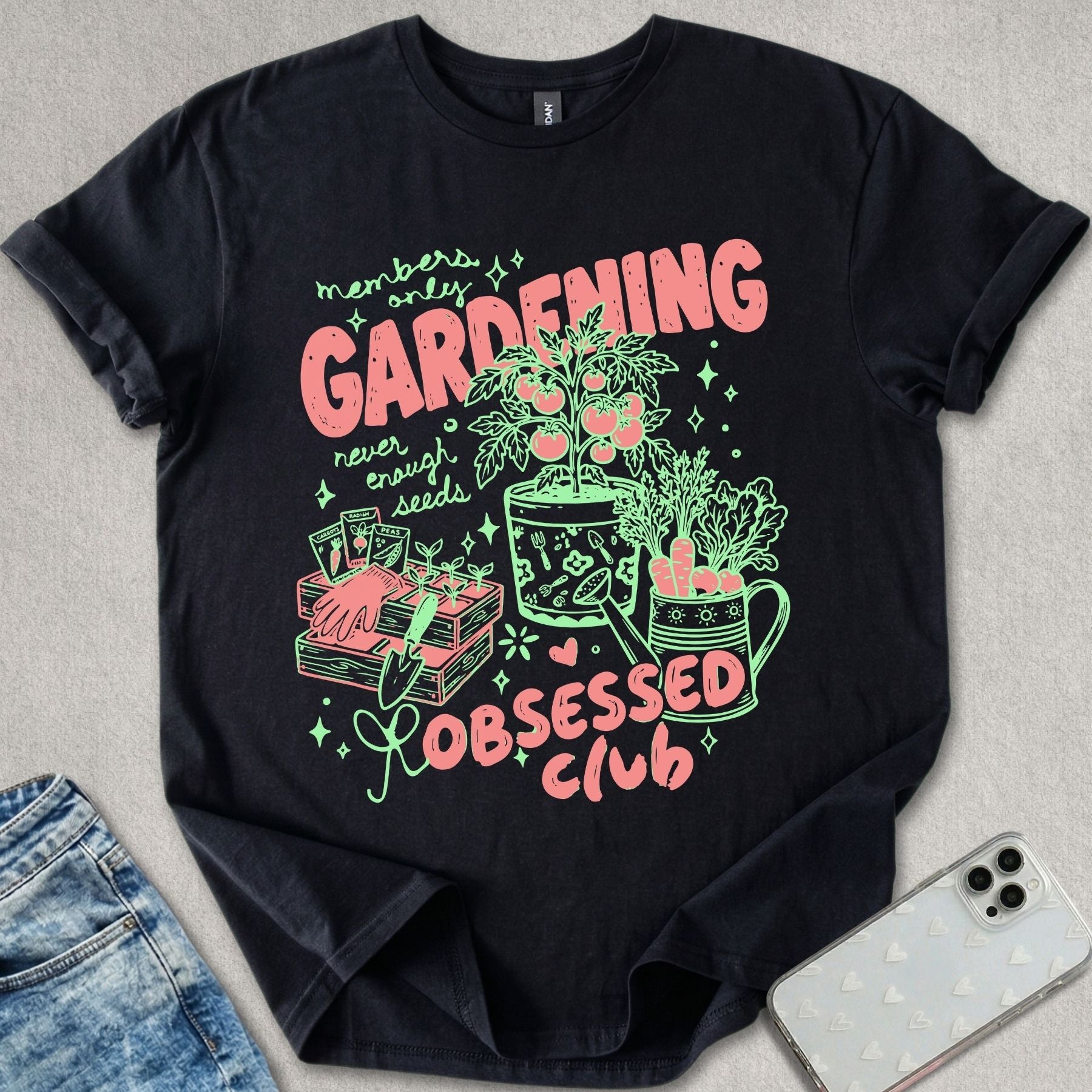 Gardening Obsessed Club T-shirt