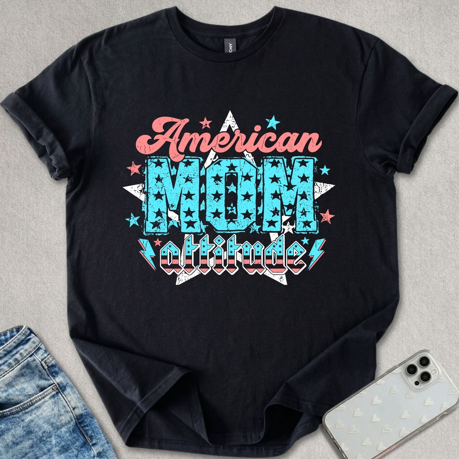 American Mom Attitude T-shirt