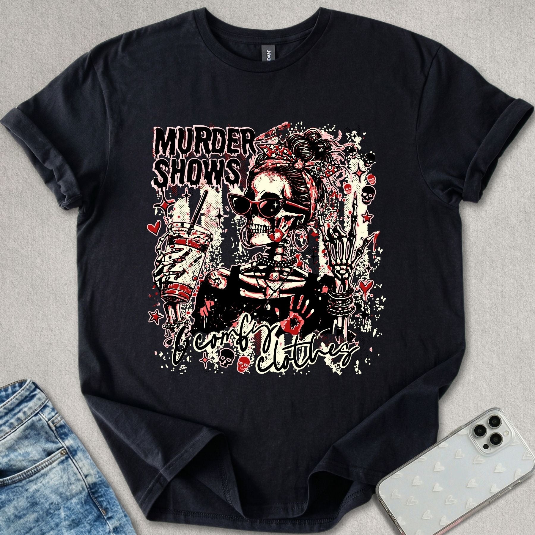Murder Shows & Comfy Clothes T-shirt