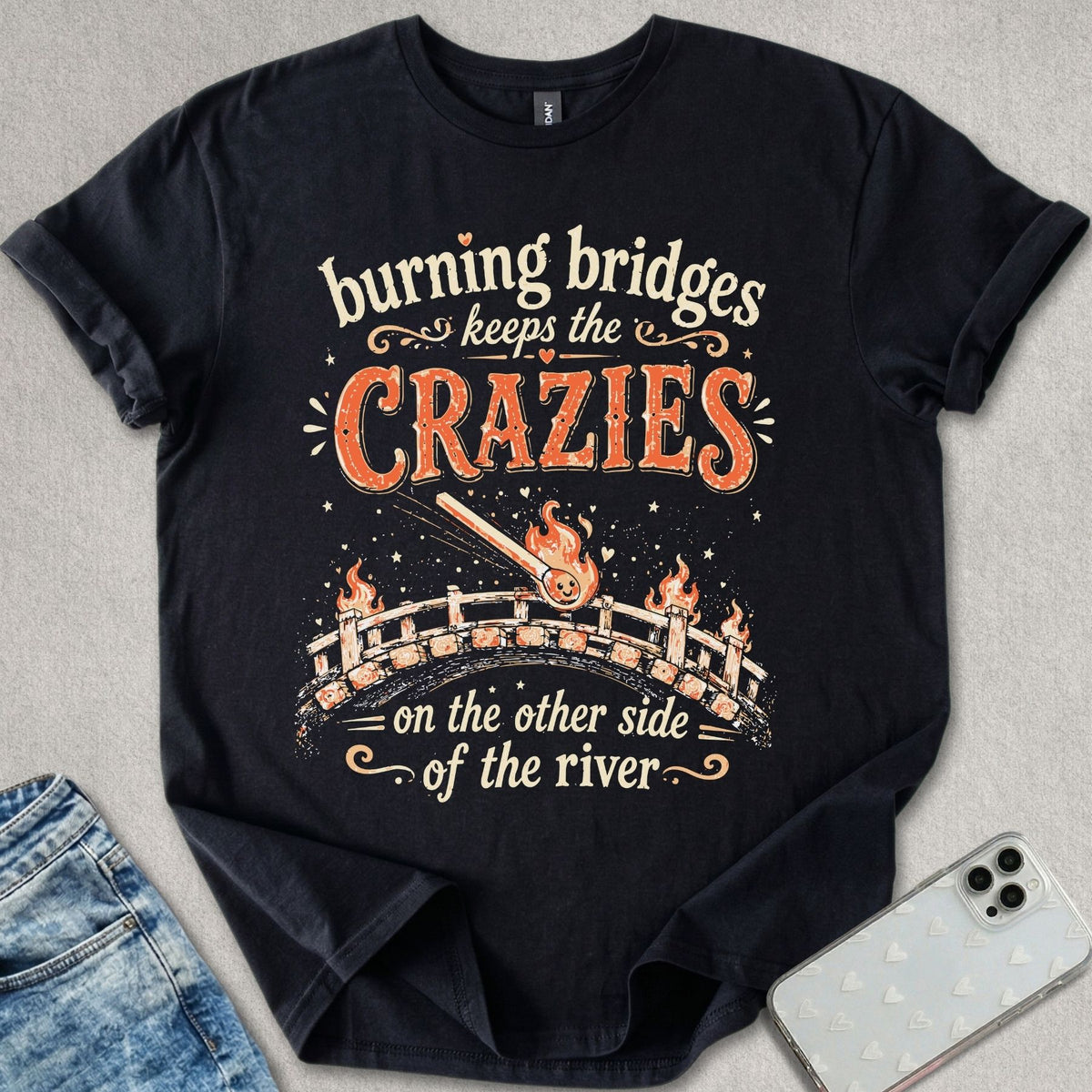 Burning Bridges T-shirt
