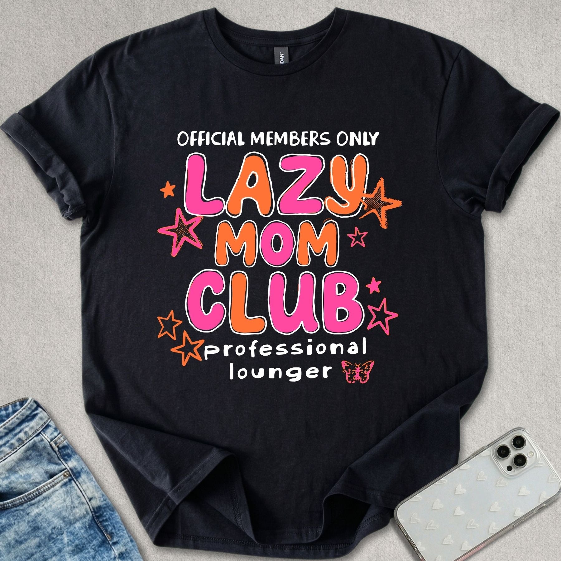 Lazy Mom Club T-shirt