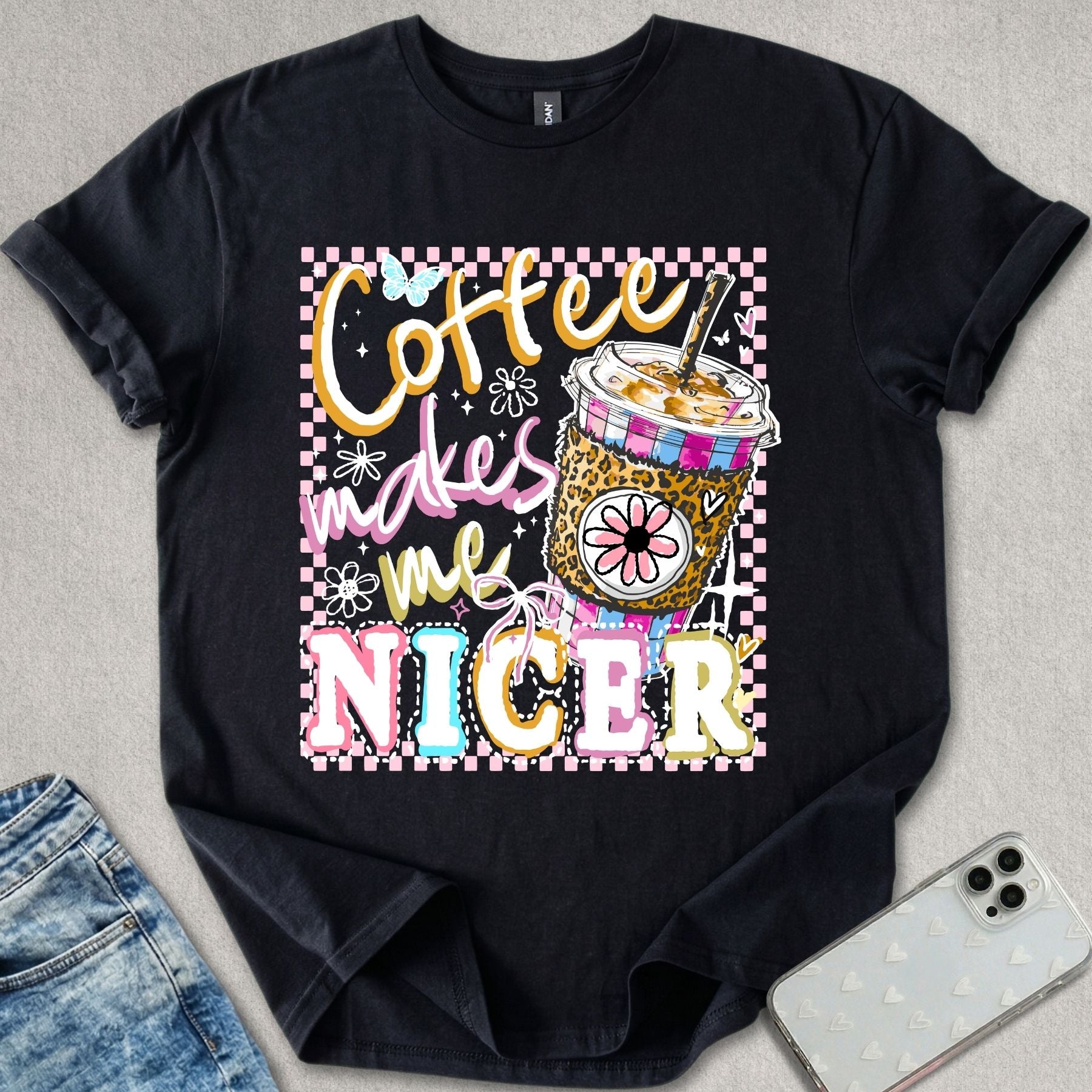 Coffee Makes Me Nicer T-shirt