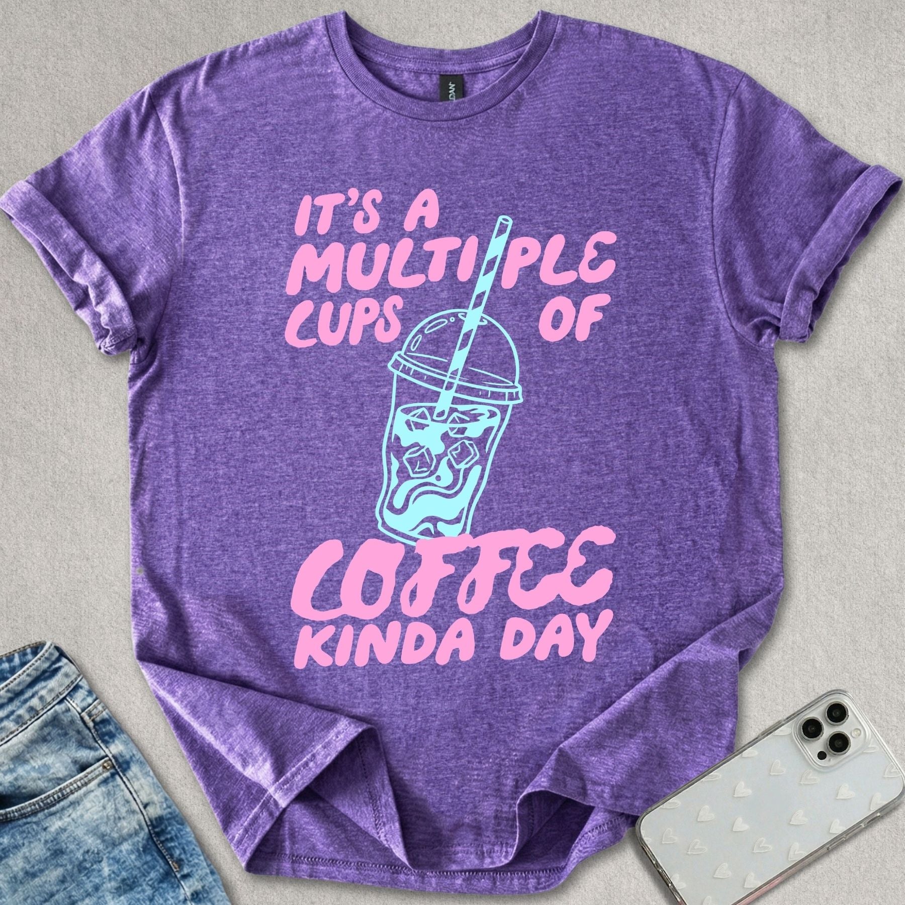 Multiple Cups Of Coffee T-shirt