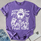 Messy Bun Feral Kids T-shirt