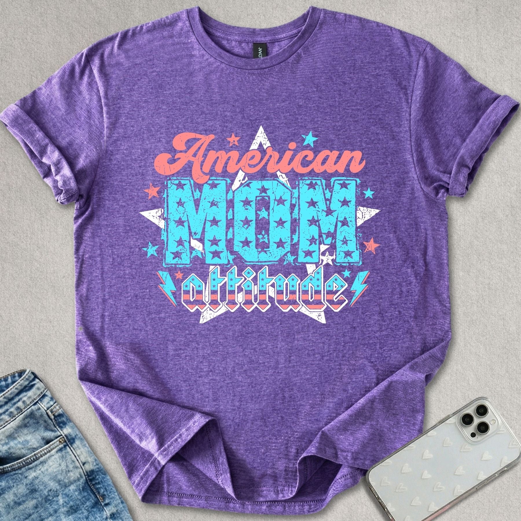 American Mom Attitude T-shirt