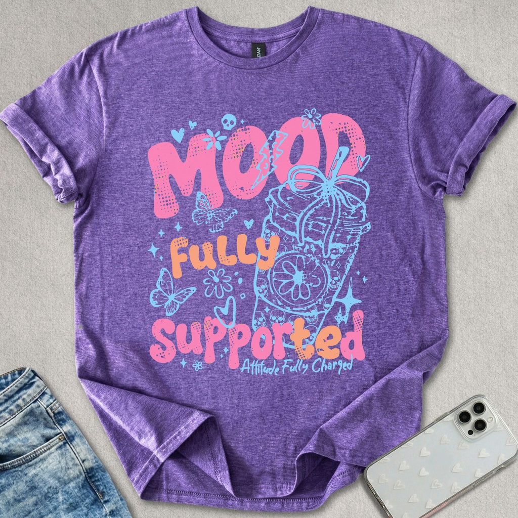 Mood Fully Supported Coffee T-shirt