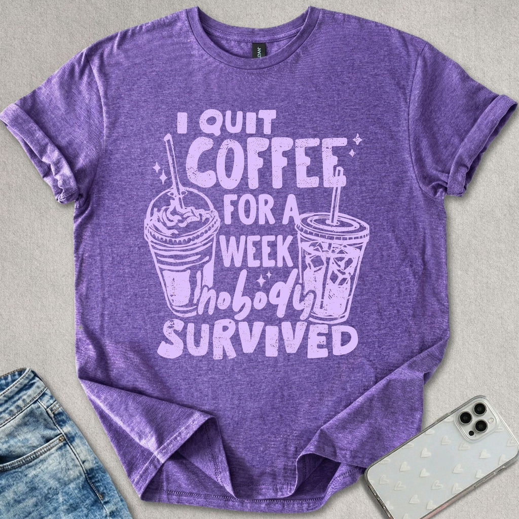 529- Swearing Felt More Natural T-shirt