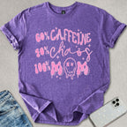 Caffeine Chaos Mom T-shirt
