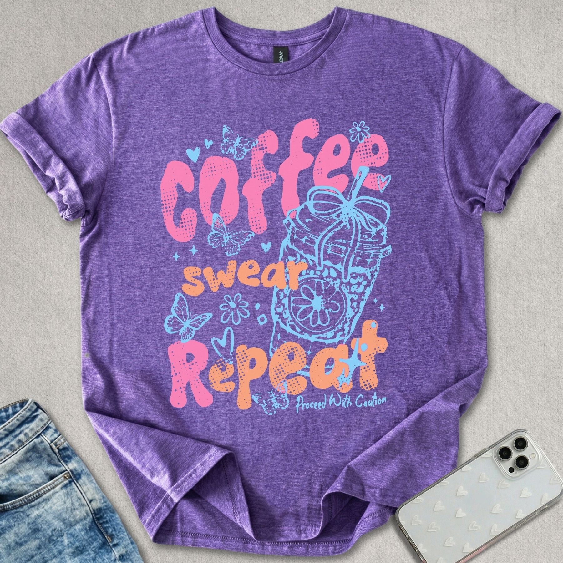 Coffee Swear Repeat T-shirt