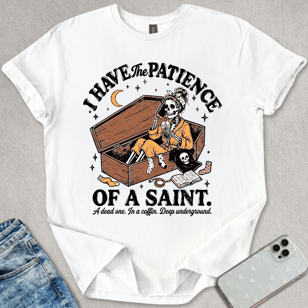 Skeleton Patience T-shirt