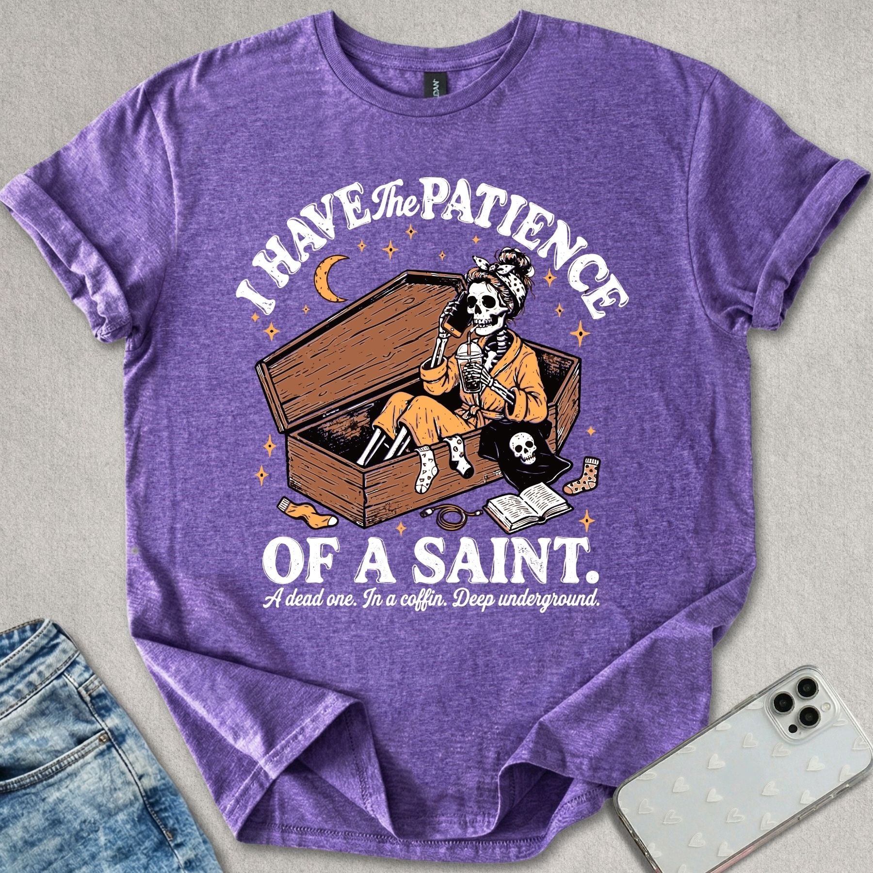 Skeleton Patience T-shirt