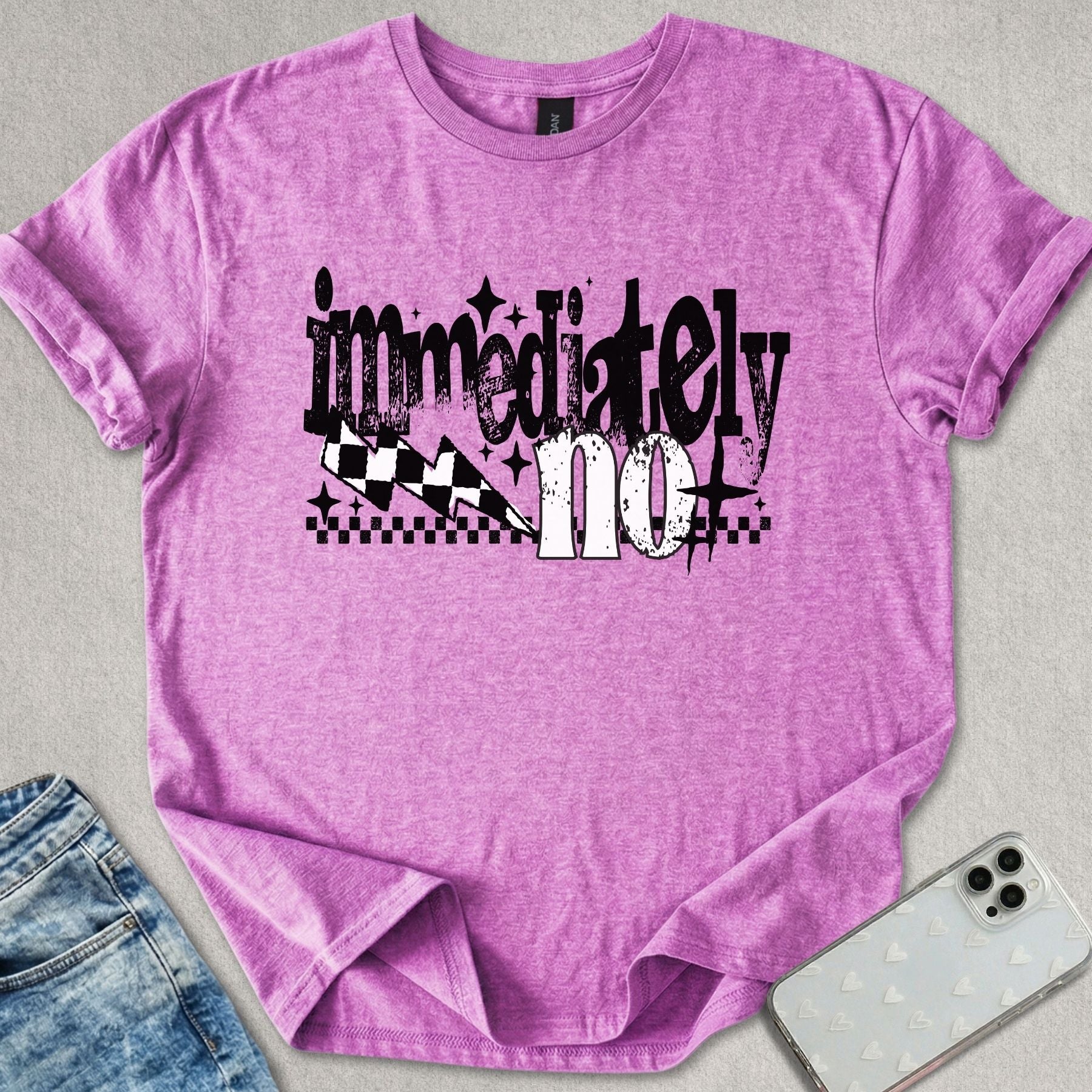 Immediately No T-shirt