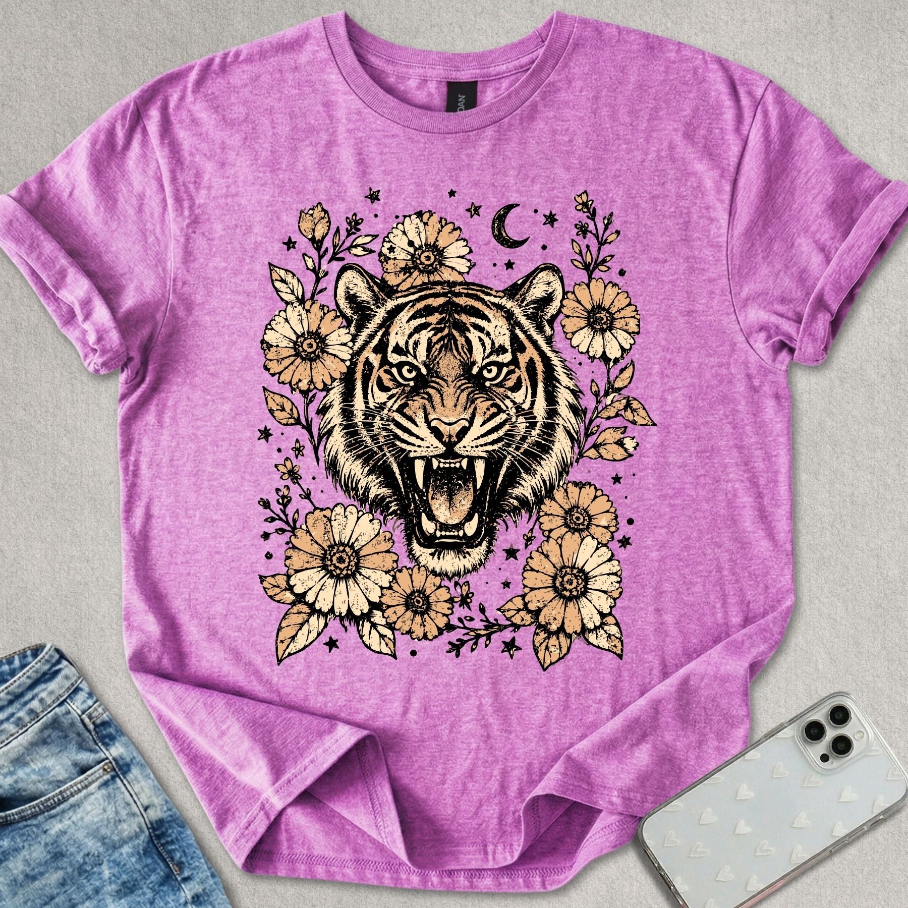 Floral Tiger T-shirt