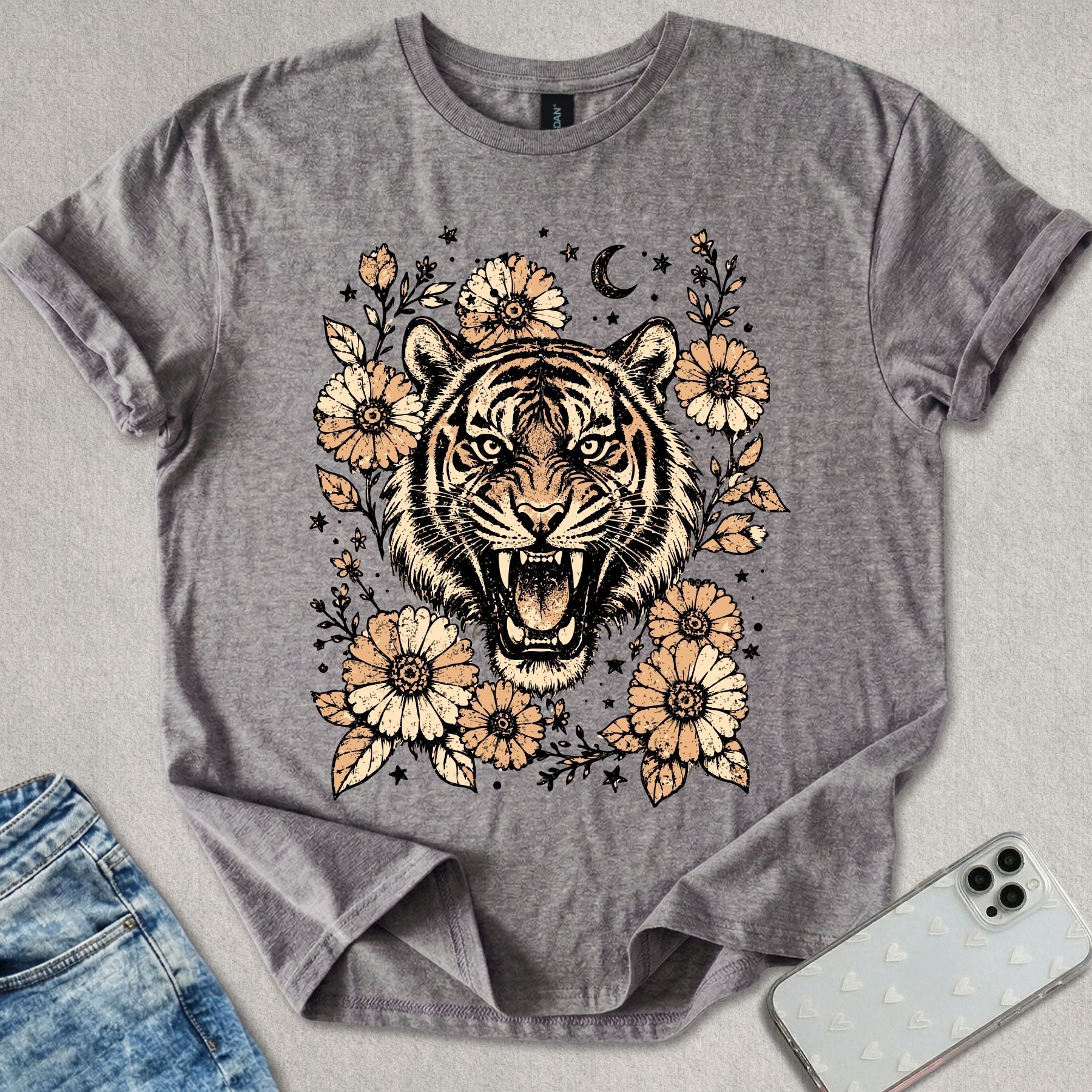 Floral Tiger T-shirt