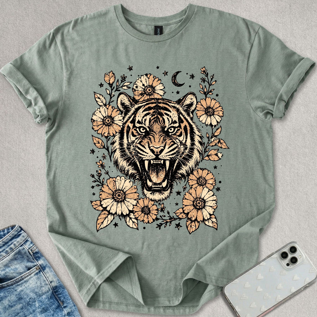 Floral Tiger T-shirt