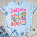 Iced Coffee And Sunshine T-shirt