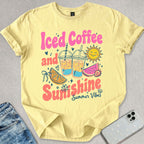 Iced Coffee And Sunshine T-shirt