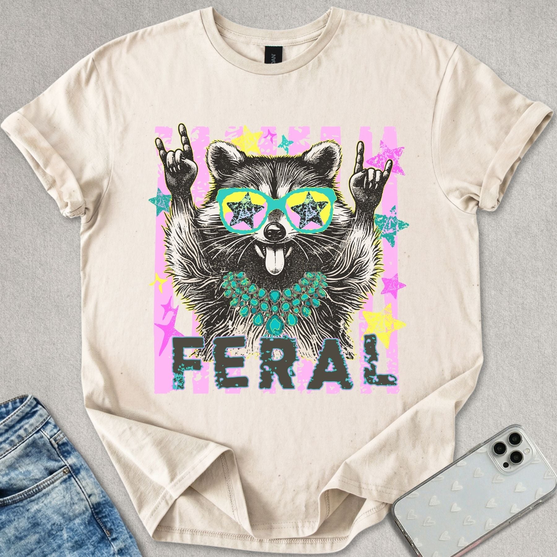 Feral Raccoon T-shirt