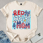 Red White & Mom T-shirt