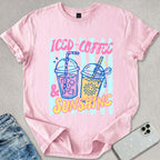 Iced Coffee And Sunshine T-shirt