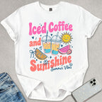 Iced Coffee And Sunshine T-shirt