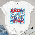 Red White & Mom T-shirt