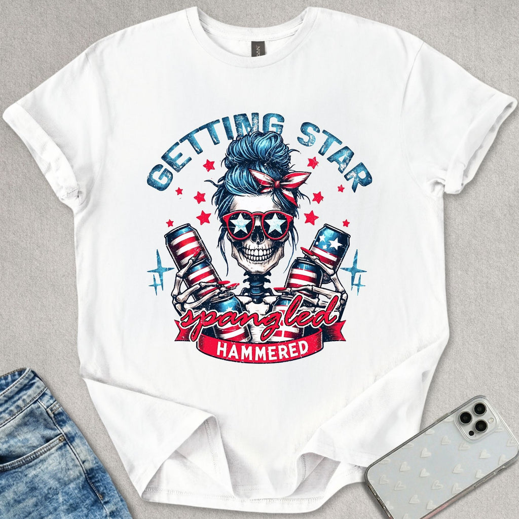 Star Spangled  Hammered T-shirt