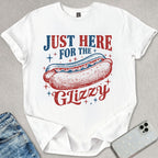 Here For The Glizzy T-shirt