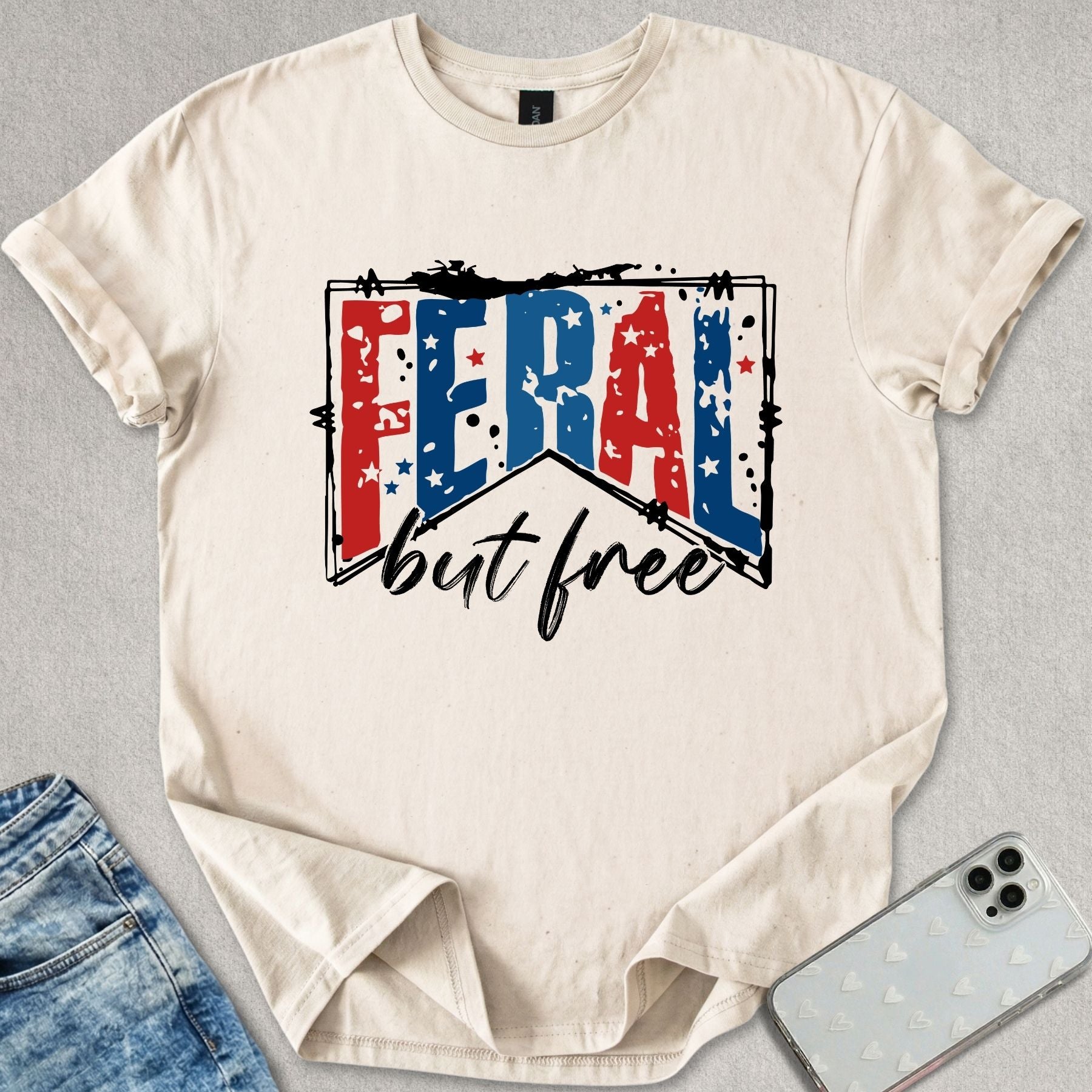 Feral But Free T-shirt