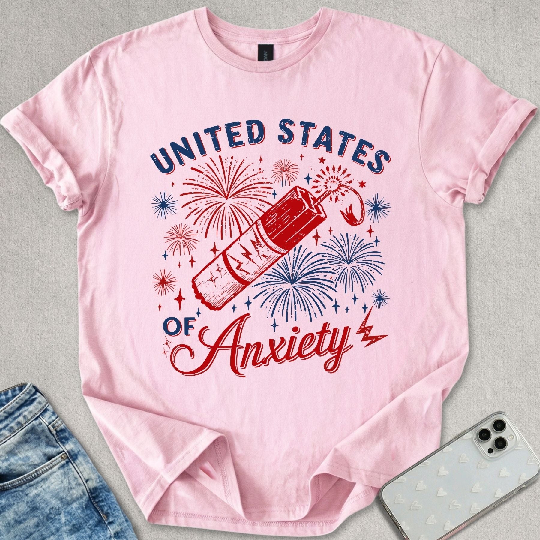 United States Of Anxiety T-shirt