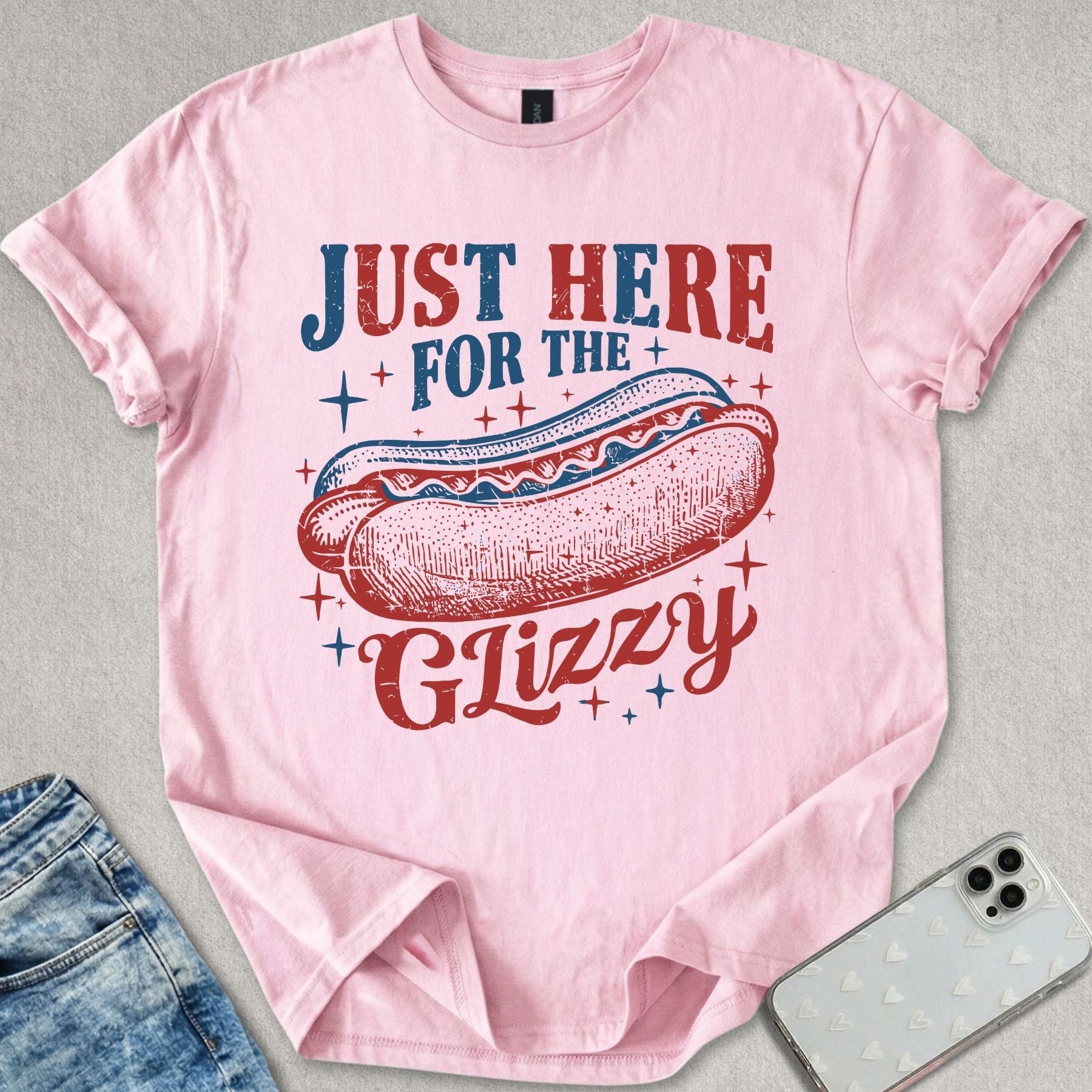 Here For The Glizzy T-shirt
